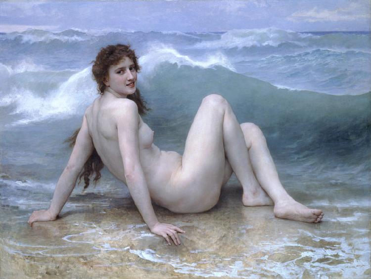 William-Adolphe Bouguereau The Wave Spain oil painting art